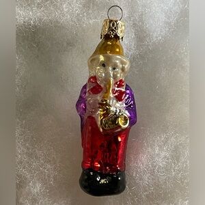 VINTAGE German Sax Player ornament